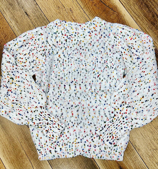 Colorful dots sweater