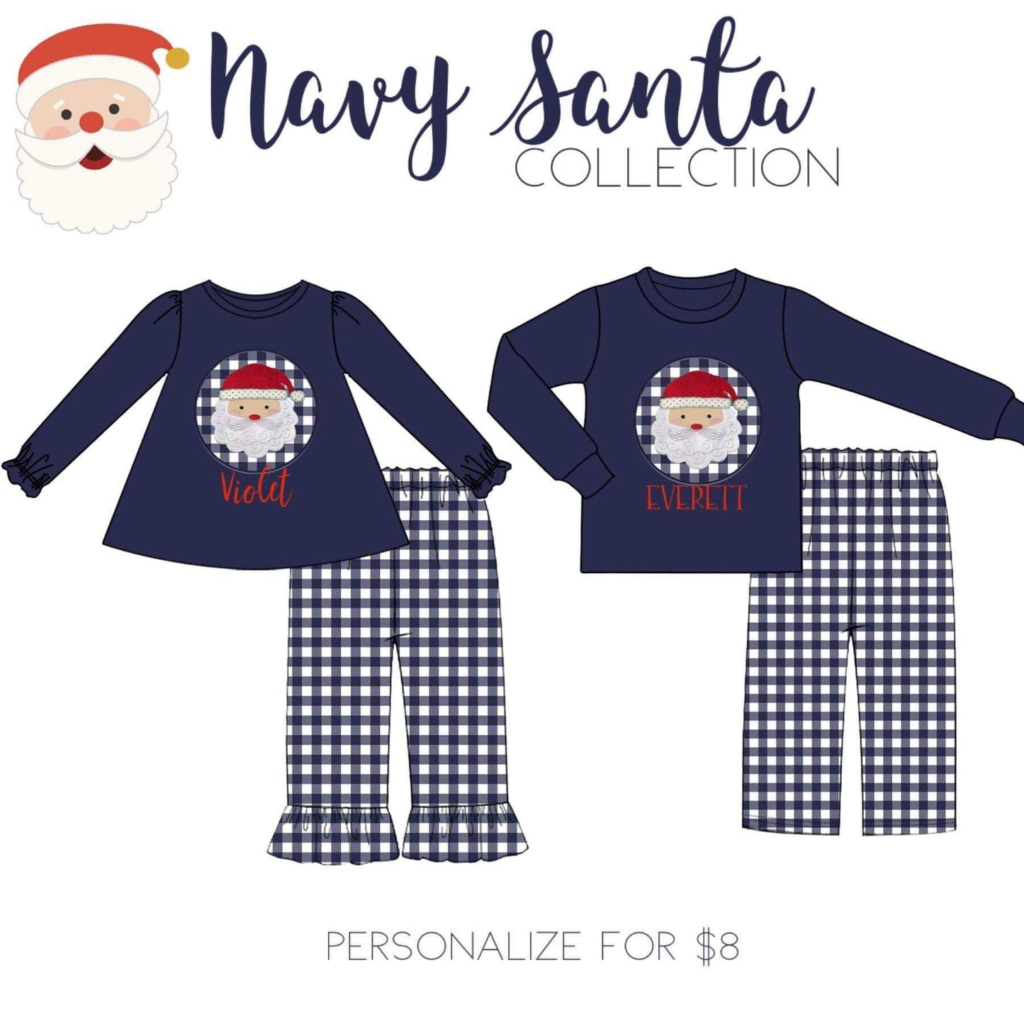 Navy Santa