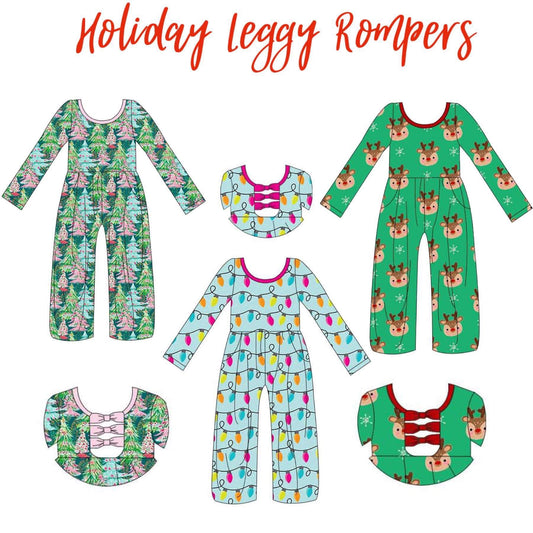 Holiday rompers