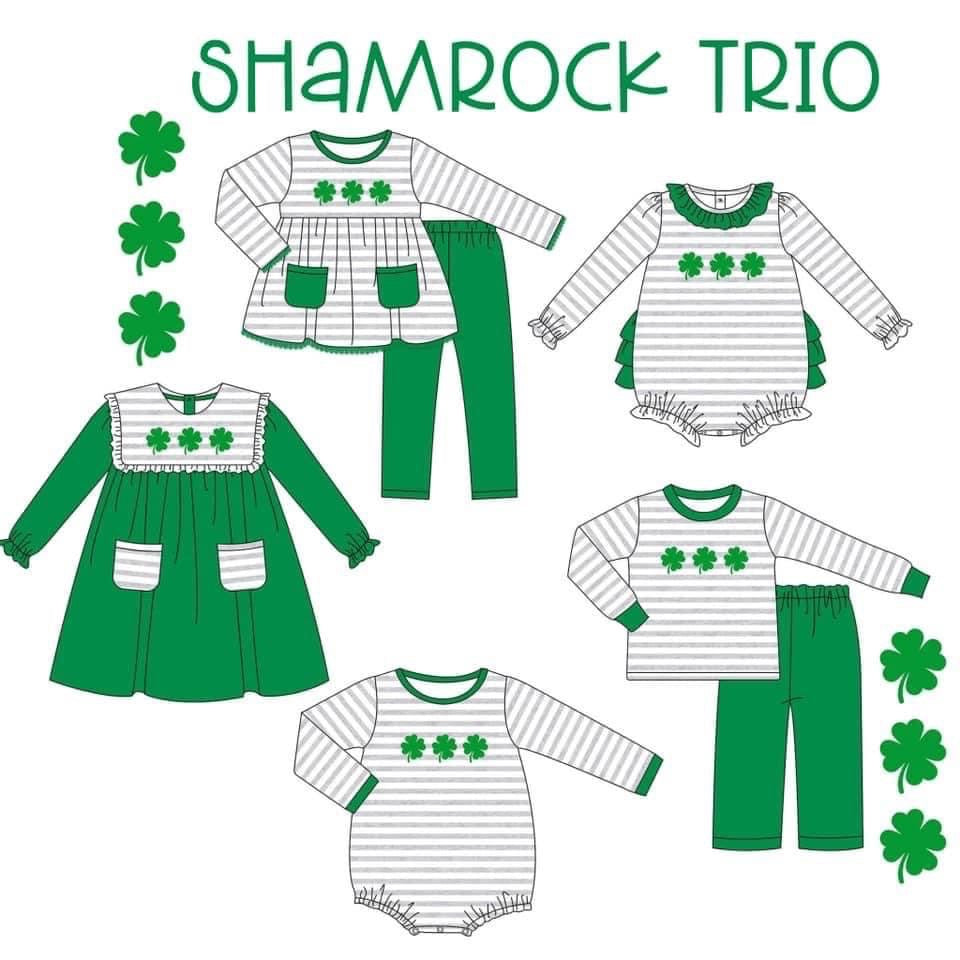 Shamrock trio