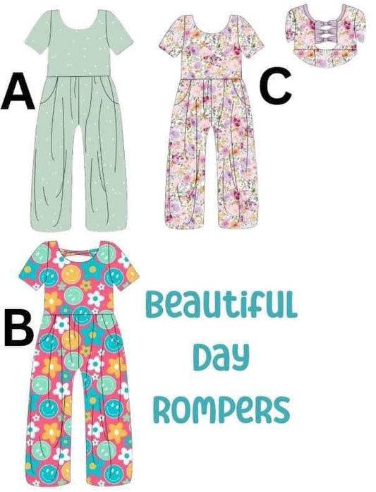 Beautiful day rompers