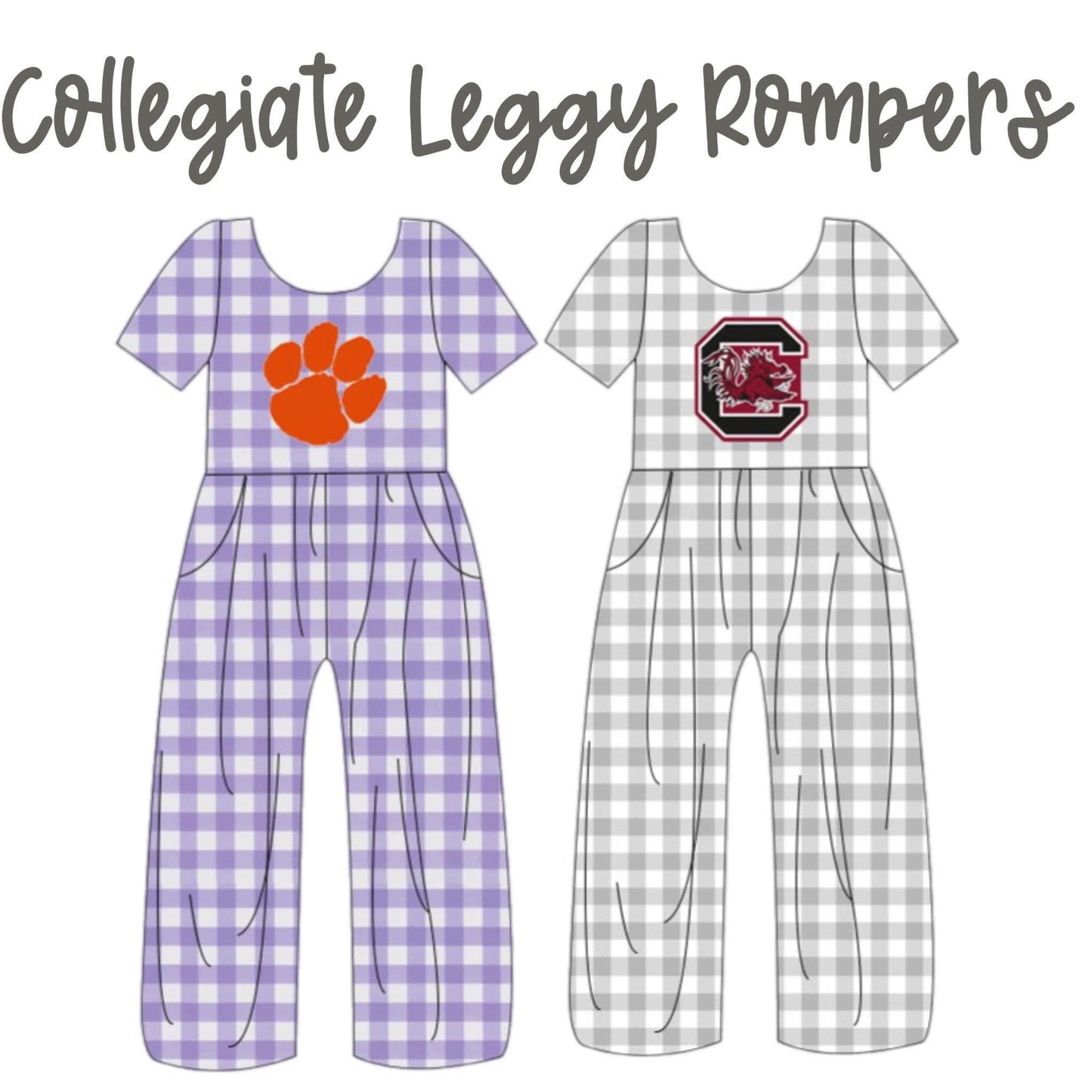 Collegiate rompers