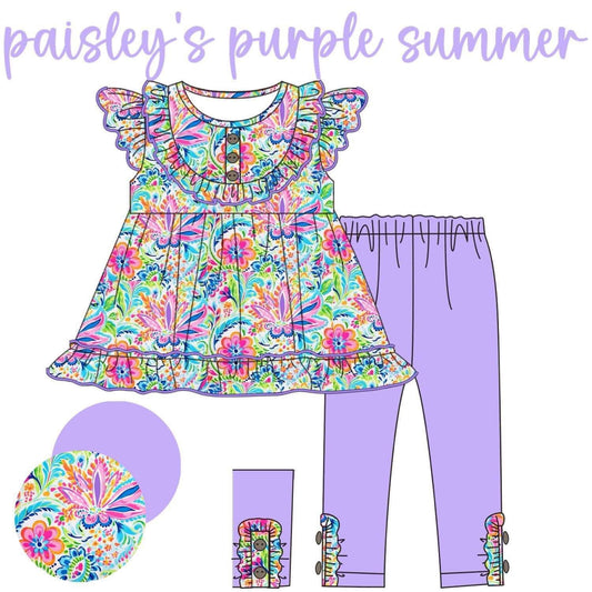 Paisleys purple summer